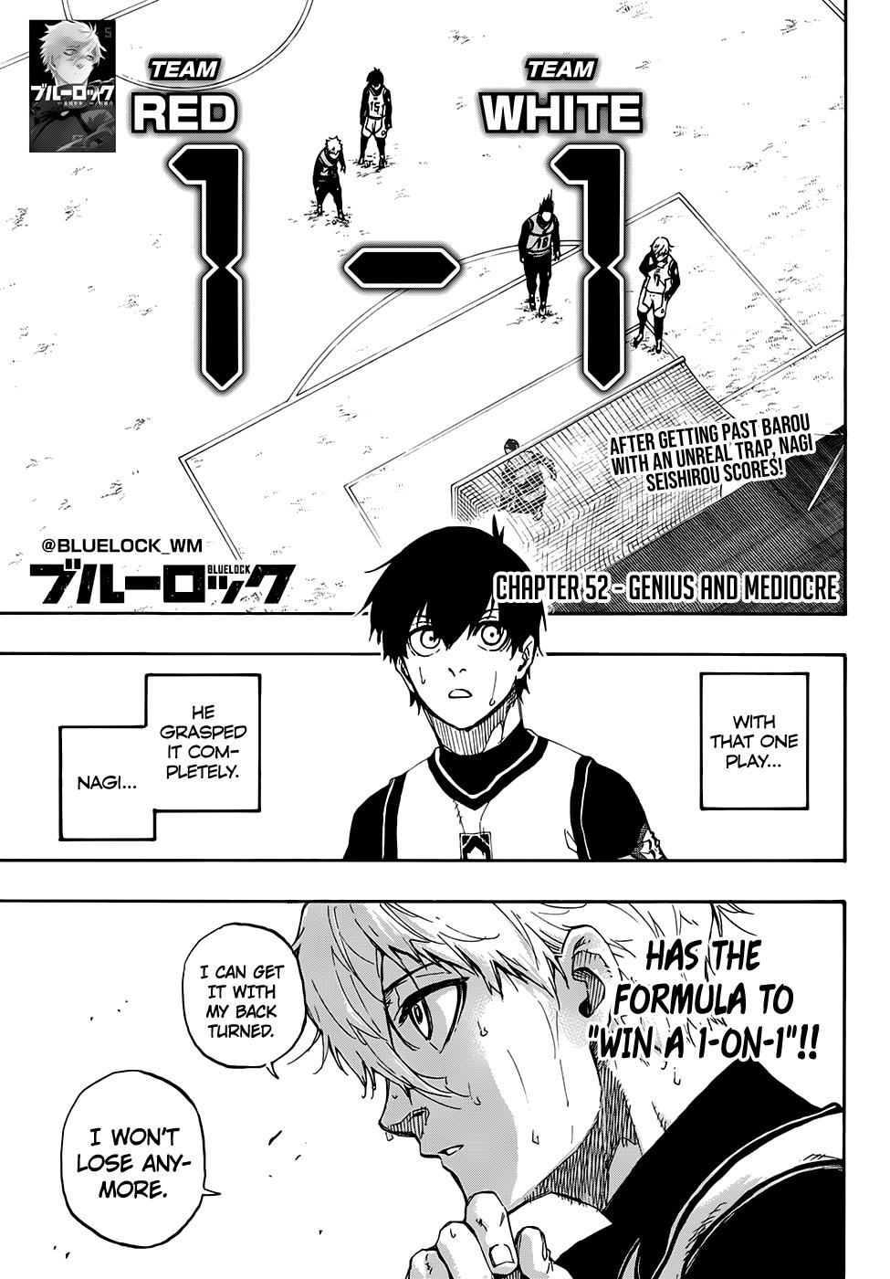 Blue Lock, Chapter 52 1 image 1 326