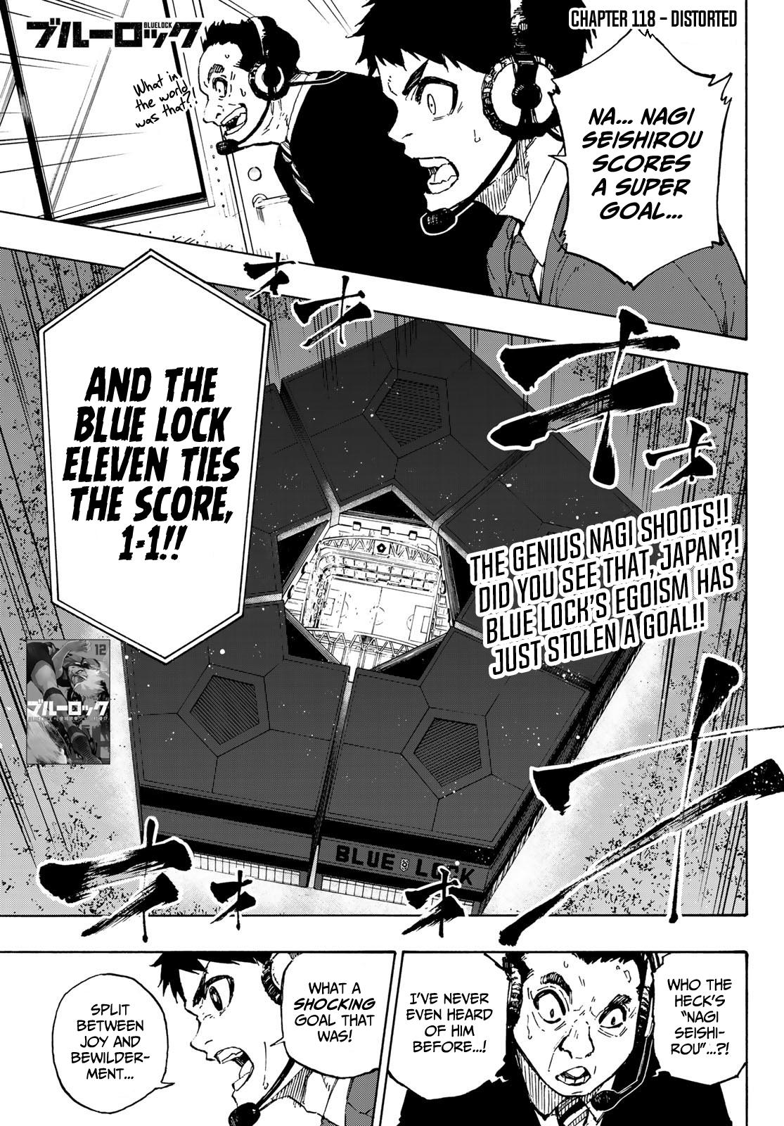 Blue Lock, Chapter 118 1 image 1 385