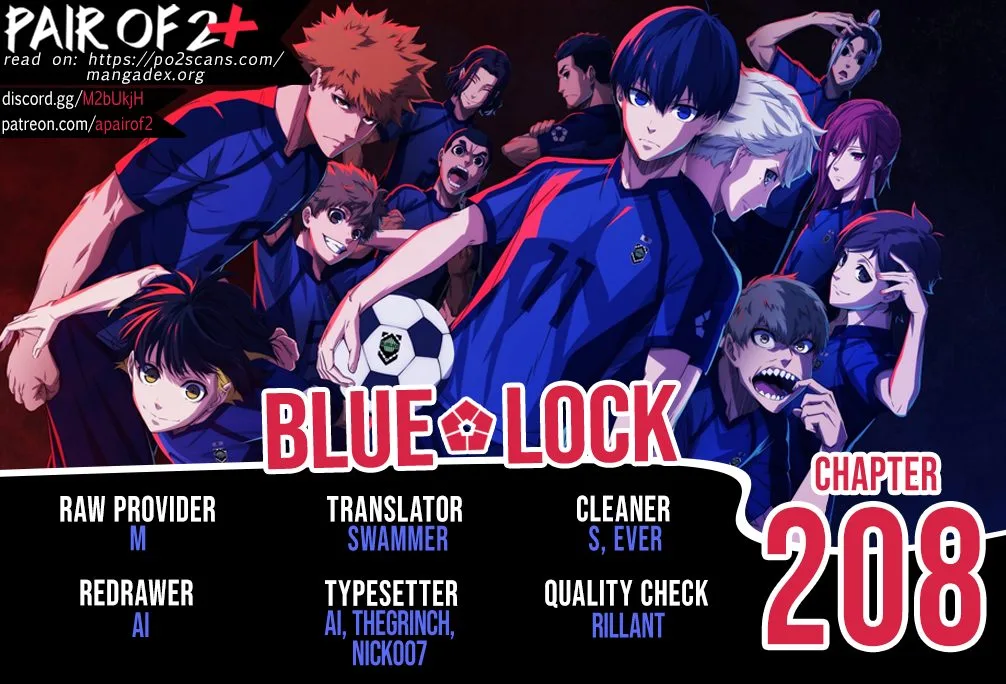 Blue Lock, Chapter 208 1 image 1 474