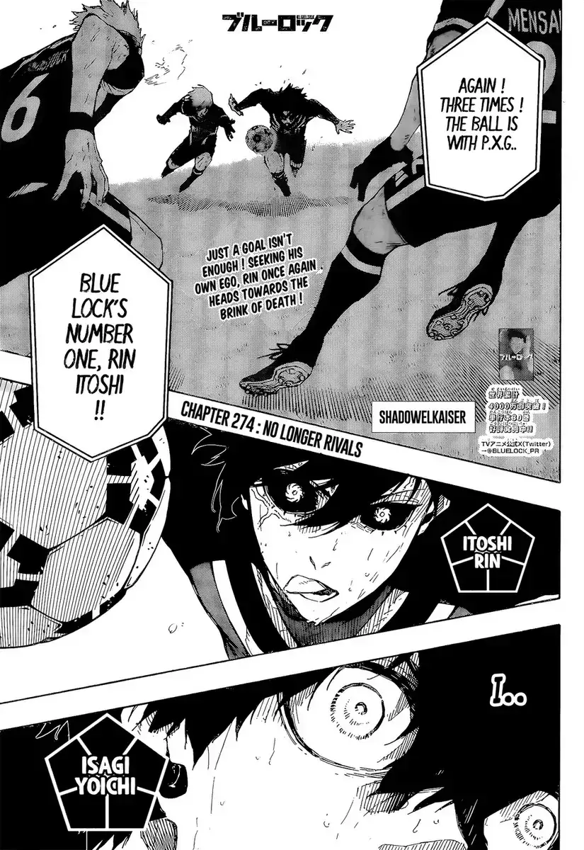 Blue Lock, Chapter 274 1 1 Read Blue Lock Manga Online ch 274